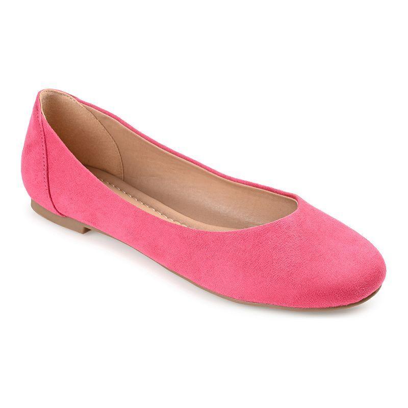 Journee Collection Kavn Womens Comfort Sole Ballet Flats Pink Product Image