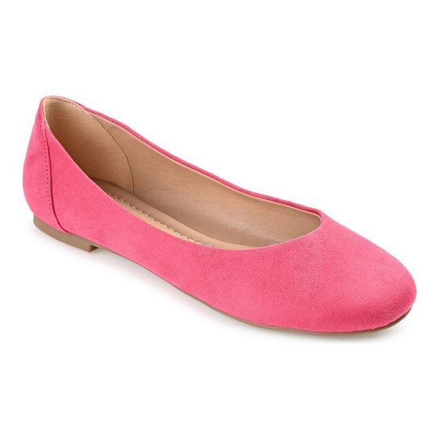 Journee Collection Kavn Womens Comfort Sole Ballet Flats Pink Product Image