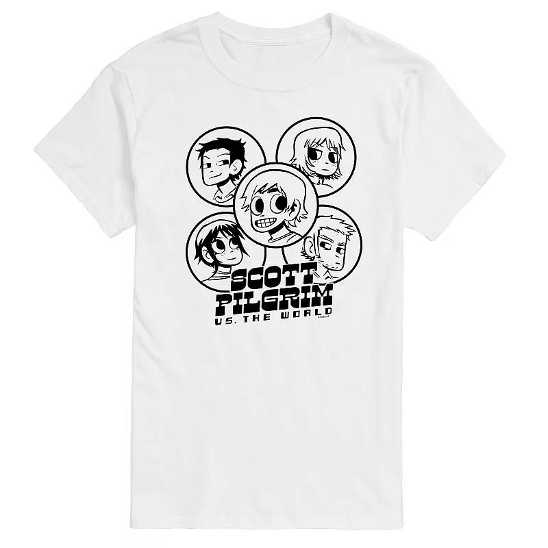 Mens Scott Pilgrim Vs The World Characters Graphic Tee Product Image