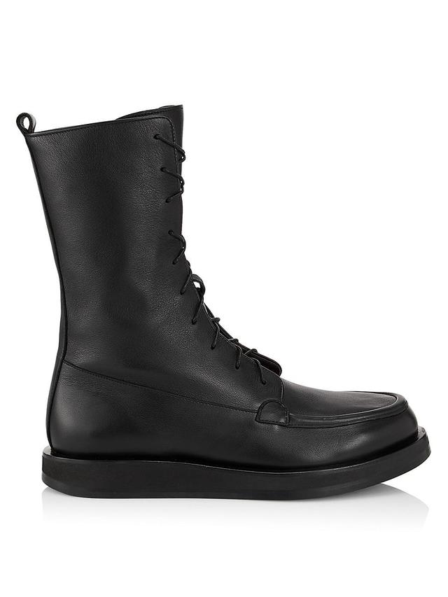 Womens Patty Leather Lace-Up Boots Product Image