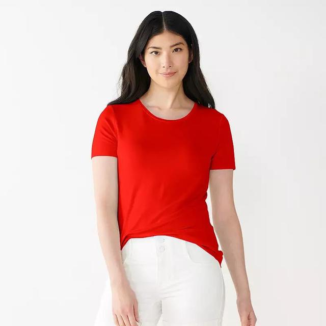 Womens Nine West Essential Crewneck Tee Product Image