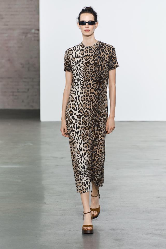 ANIMAL PRINT DRESS ZW COLLECTION Product Image