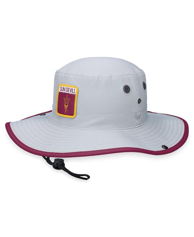 Mens Top of the World Gray Arizona State Sun Devils Steady Bucket Hat Product Image