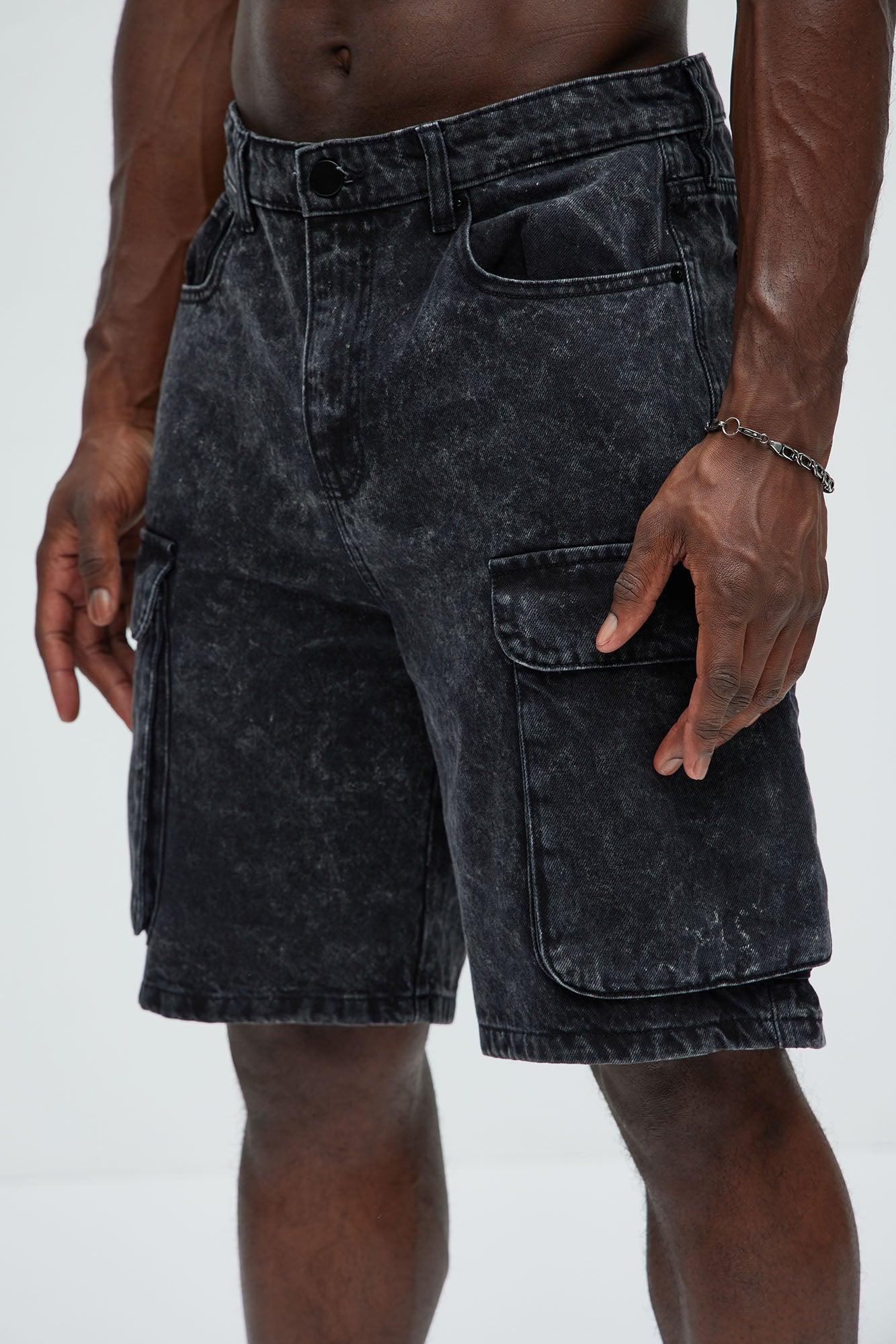 Clover Relaxed Shorts - Black Product Image