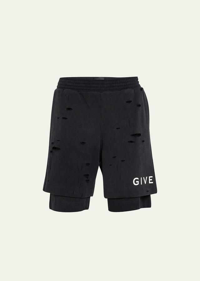 Mens Board Fit Hole Shorts Product Image