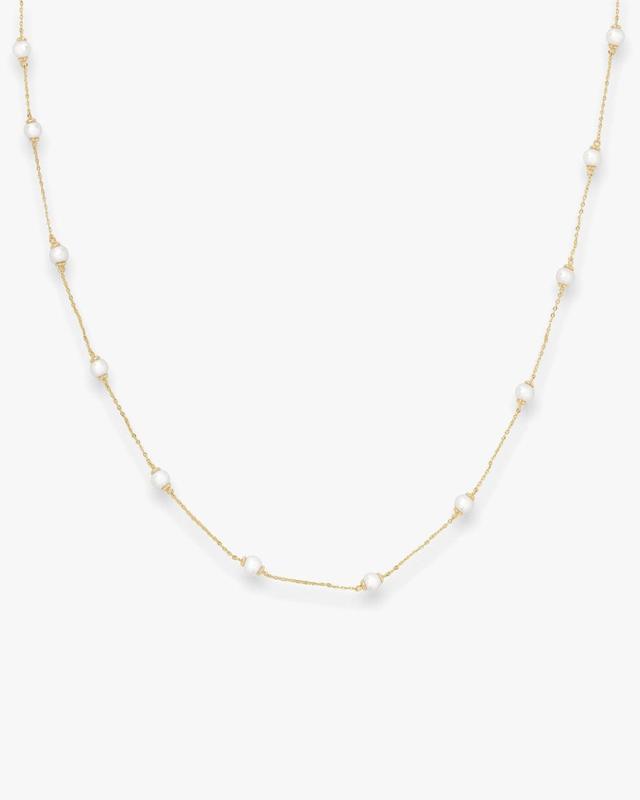 Perfect Pearl Infinity Necklace - Gold Product Image