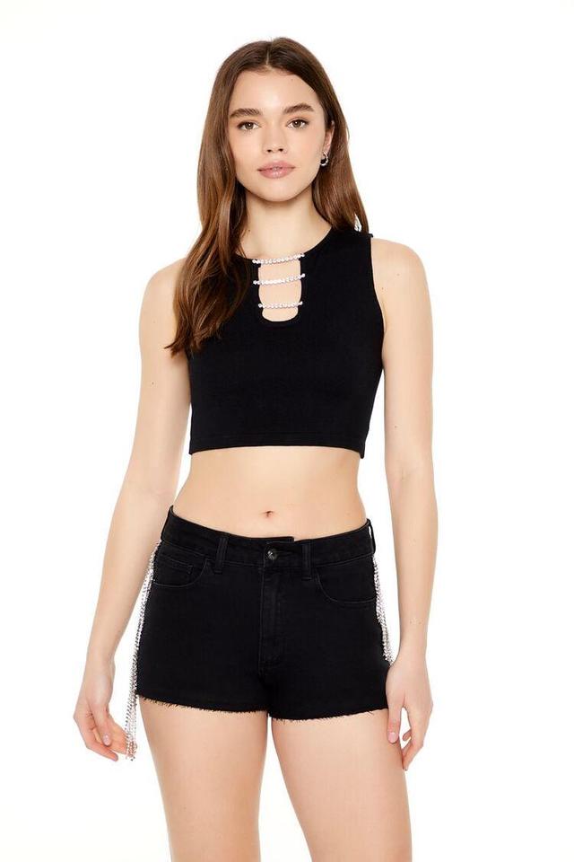 Chain Sweater-Knit Crop Top | Forever 21 Product Image