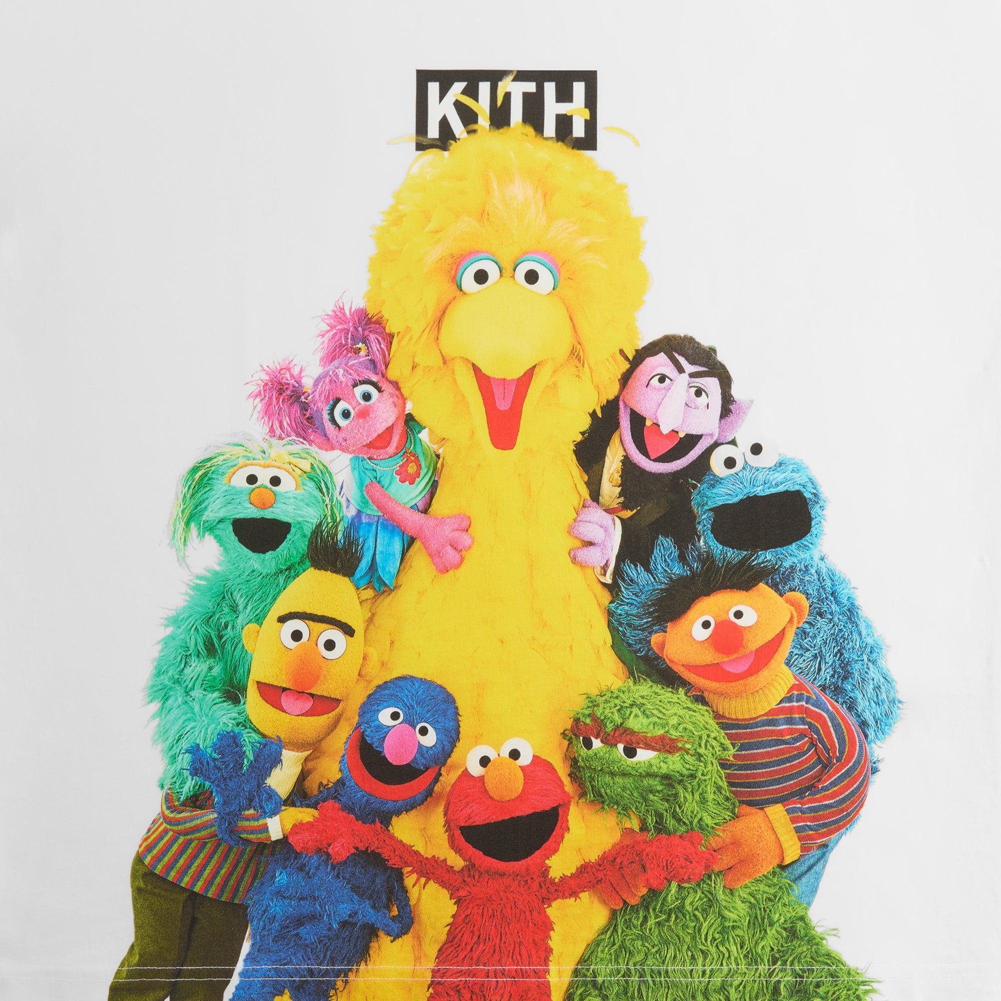 Kith for Sesame Street Group Hug Tee - White Male Product Image