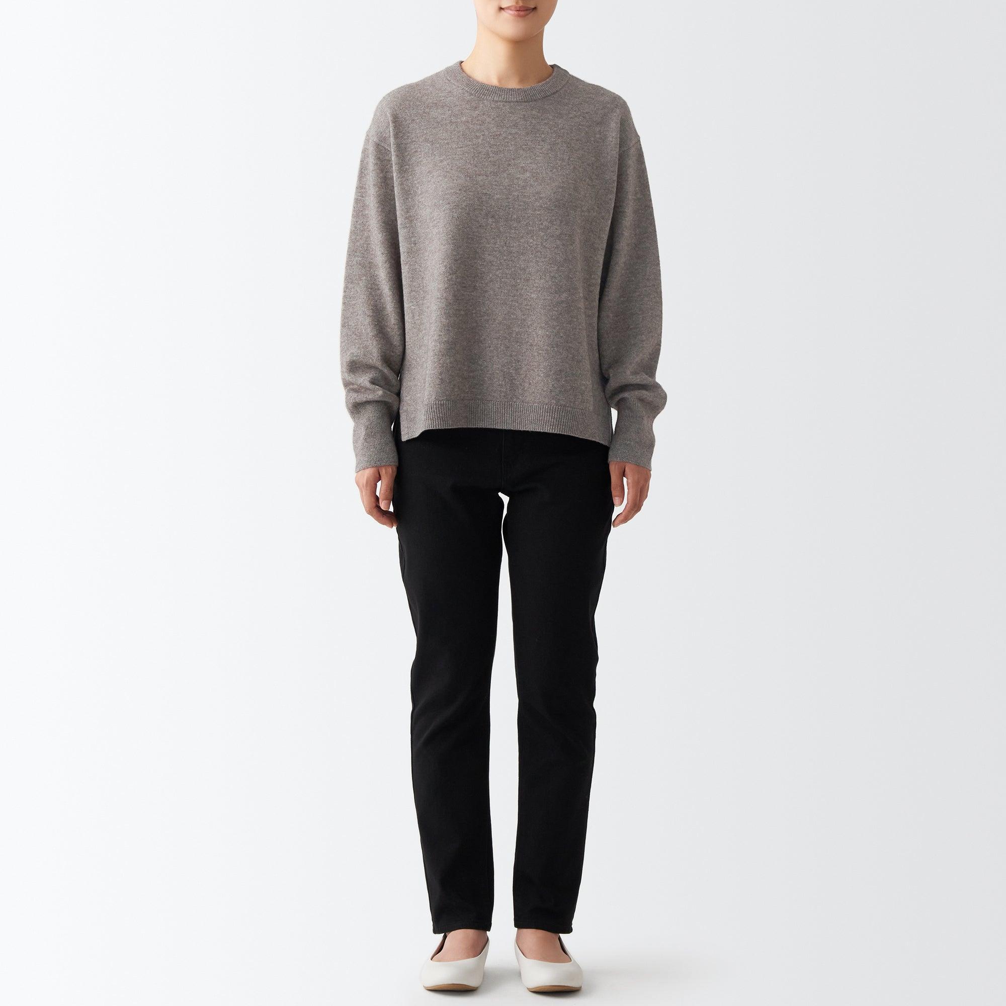 Women's Yak Wool Crew Neck Sweater Product Image