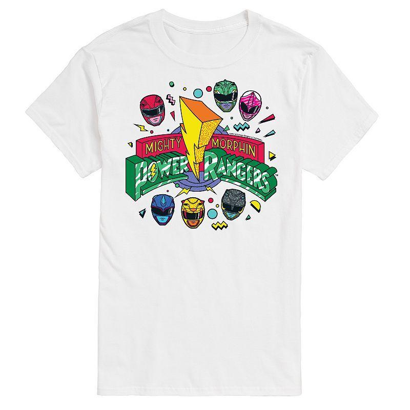 Mens Power Rangers 90s Logo Graphic Tee Product Image