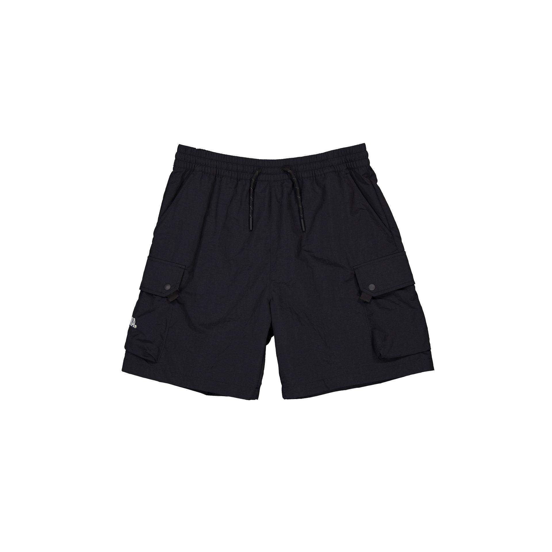 New Era Cap Black Outdoor Shorts Male Product Image