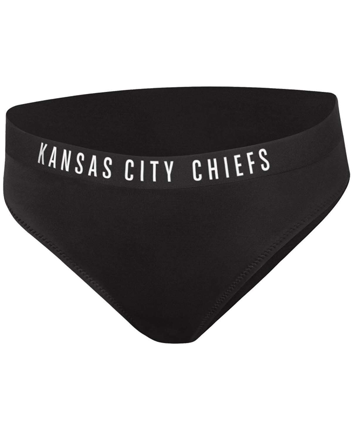 Womens G-III 4Her by Carl Banks Black Kansas City Chiefs All-Star Bikini Bottom Product Image