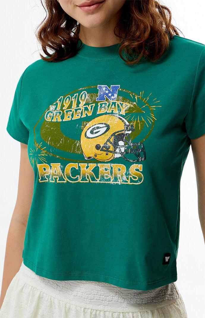 Women's NFL Wild Collective x PacSun Bay Packers Mini T-Shirt - Product Image