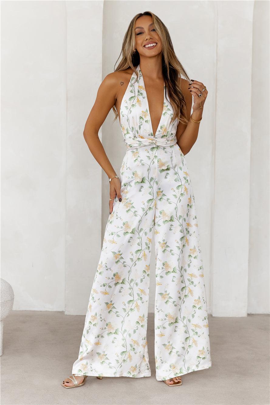 HELLO MOLLY Nights In The Caribbean Jumpsuit Print Product Image