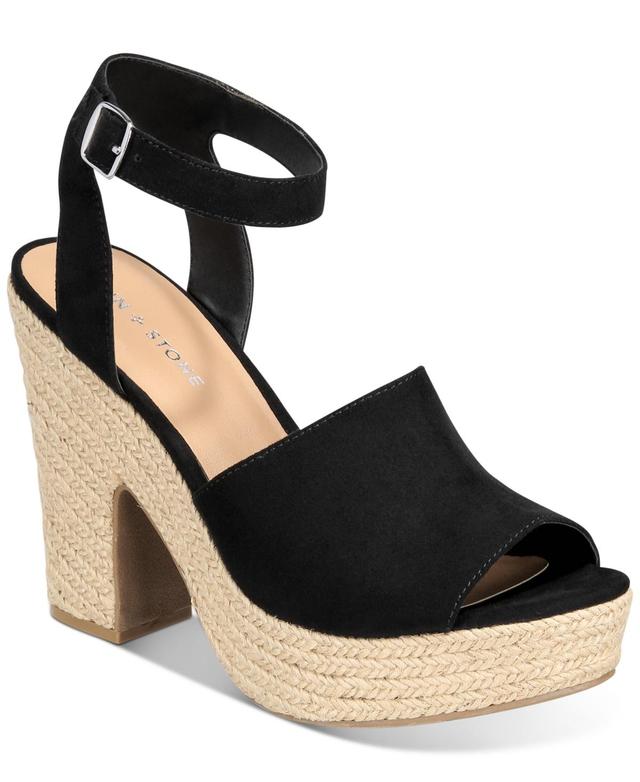 Sun + Stone Womens Fey Espadrille Platform Sandals, Created for Macys Product Image