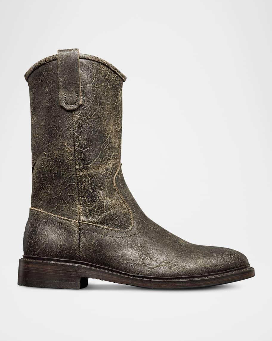 Mens Dallas Leather Roper Boots product image