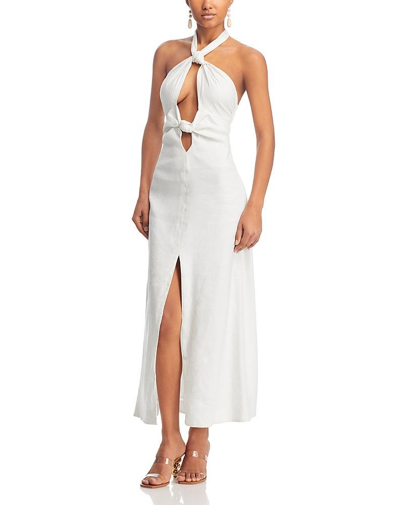 Cult Gaia Susana Midi Dress in White Product Image