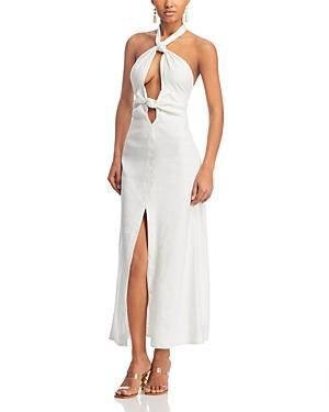 Cult Gaia Susana Midi Dress in White Product Image