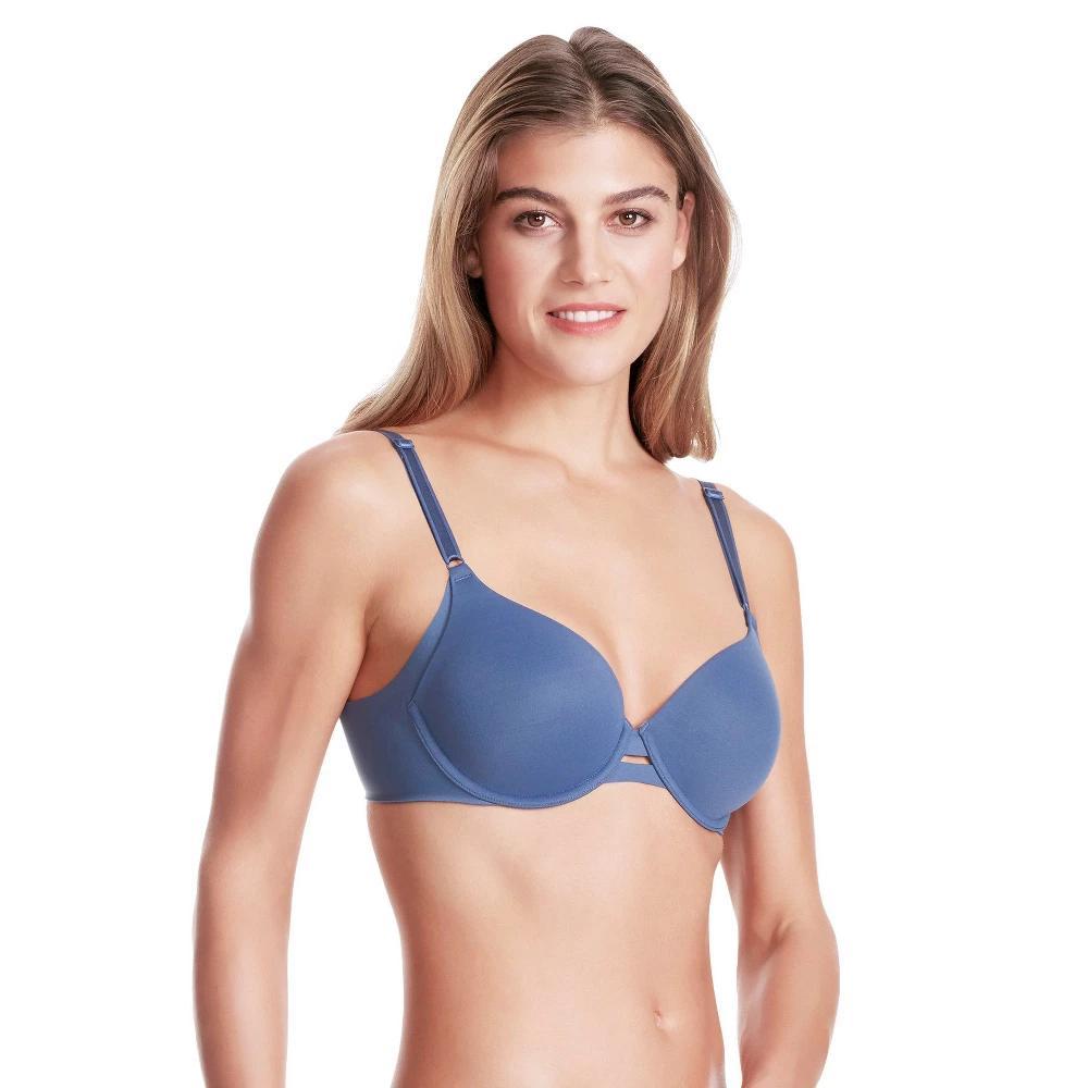 Simply Perfect by Warners Womens Underarm Smoothing Underwire Bra TA4356 - 36D Blue Product Image