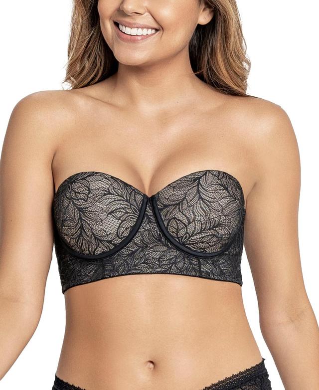 Leonisa Womens Lace 360- Strapless Longline Contouring Lace Bra, 11911N Product Image