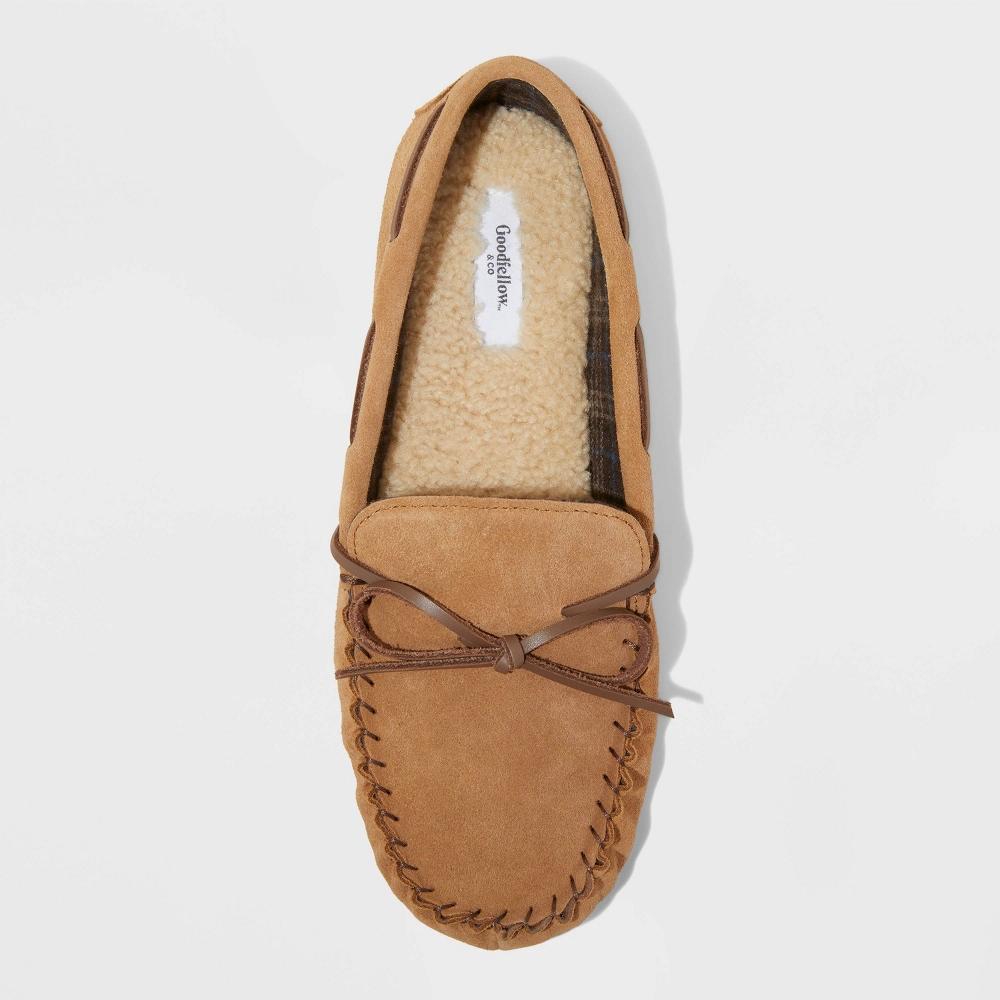 Men's Topher Moccasin Slippers - Goodfellow & Co™ Chestnut 13 Product Image