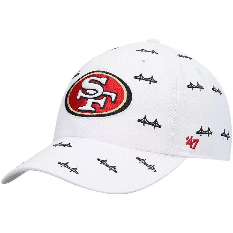 Womens 47 San Francisco 49ers Team Confetti Clean Up Adjustable Hat Product Image