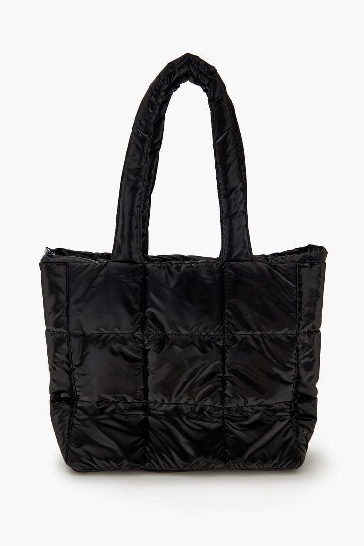 Quilted Faux Leather Tote Bag | Forever 21 Product Image