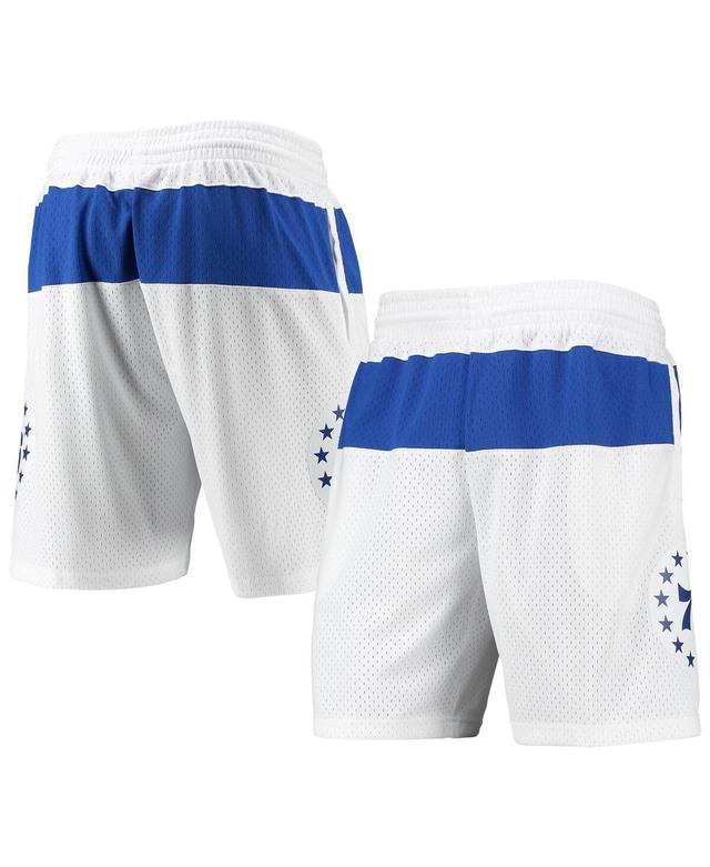 Mens Mitchell & Ness White Philadelphia 76ers 2003-04 Hardwood Classics Swingman Shorts Product Image