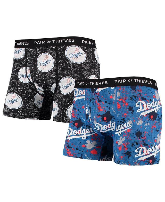 Mens Pair Of Thieves Royal Los Angeles Dodgers Super Fit 2-Pack Boxer Briefs Set - Royal Product Image