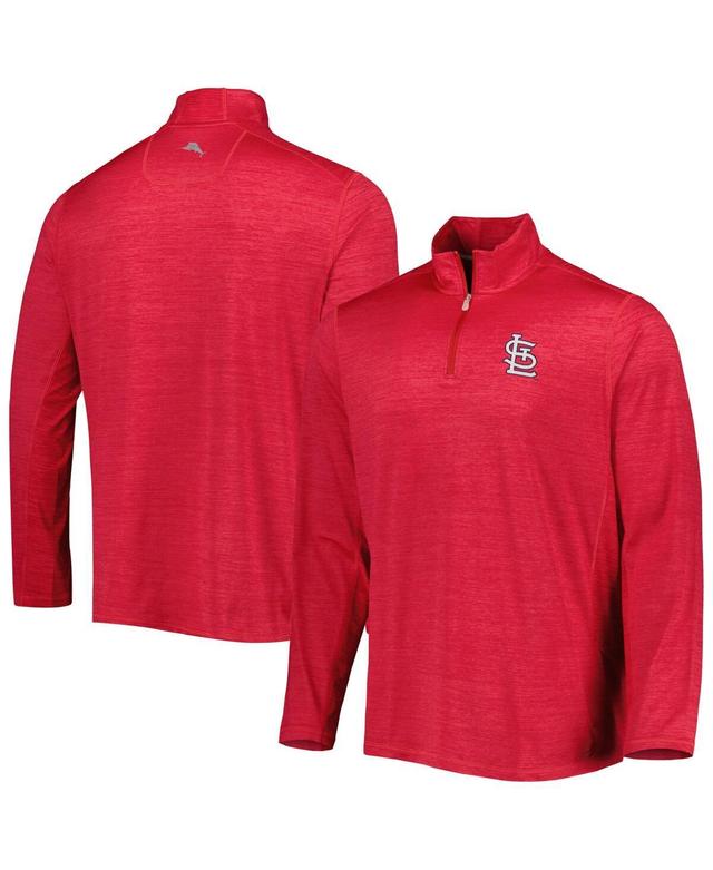 Mens Tommy Bahama Red St. Louis Cardinals Delray IslandZone Half-Zip Top Product Image