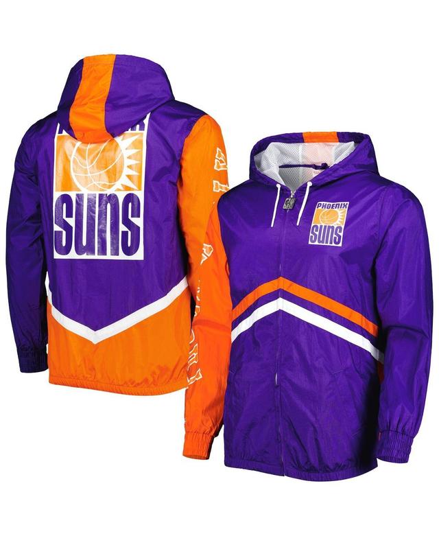 Mens Mitchell & Ness Purple Phoenix Suns Undeniable Full-Zip Windbreaker Jacket Product Image