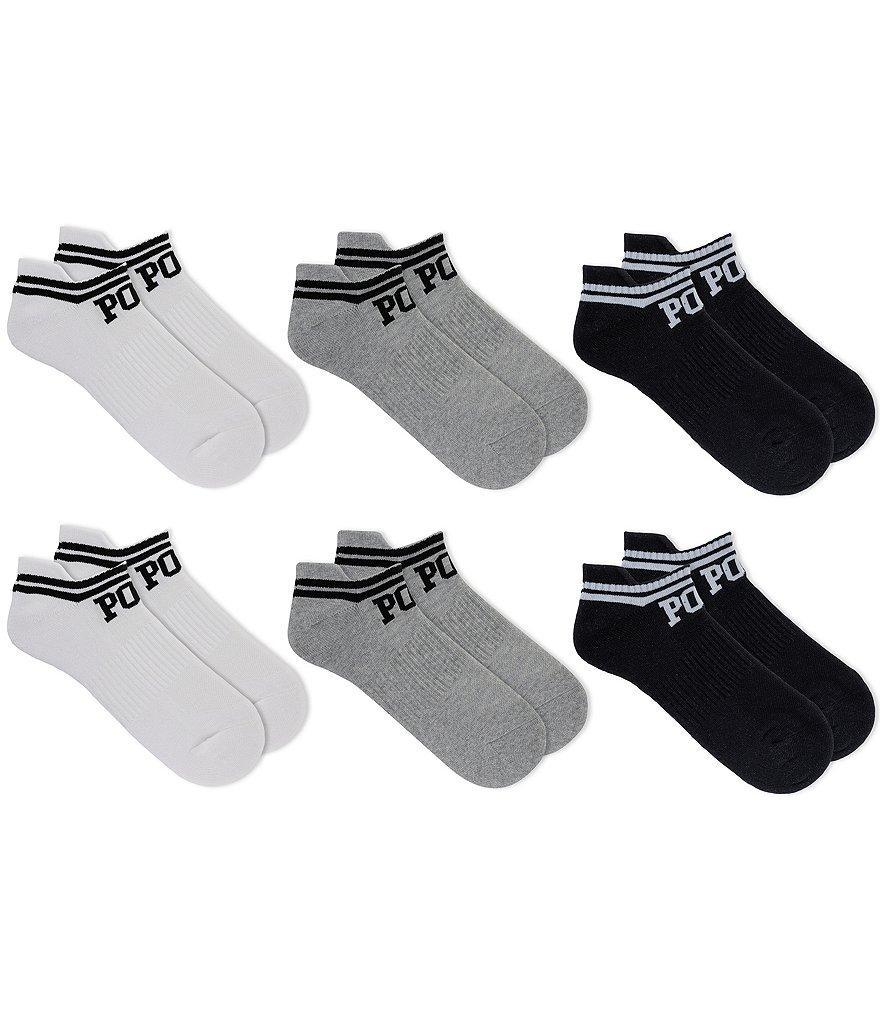 Polo Ralph Lauren Stripe Detail Low Cut Socks 6-Pack Product Image