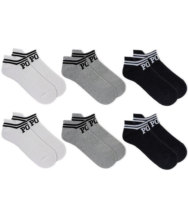 Polo Ralph Lauren Stripe Detail Low Cut Socks 6-Pack Product Image