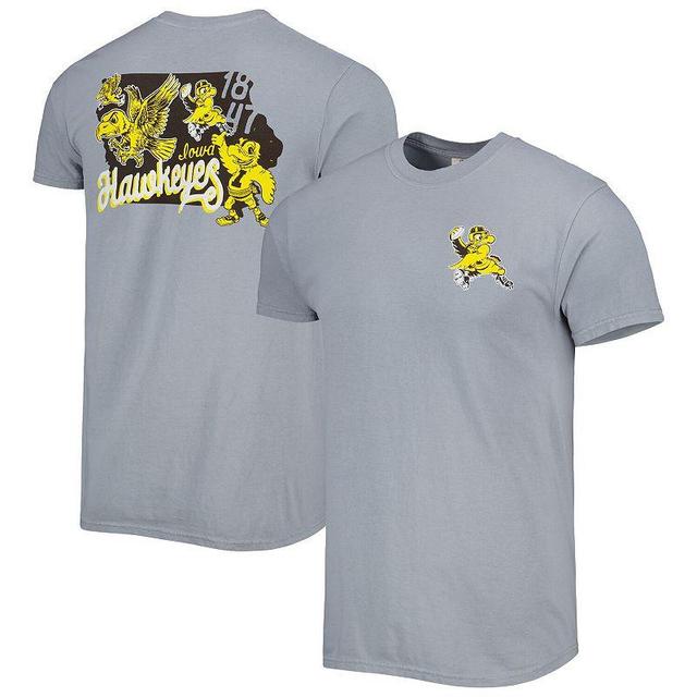 Mens Graphite Iowa Hawkeyes Vault State Comfort T-shirt Product Image