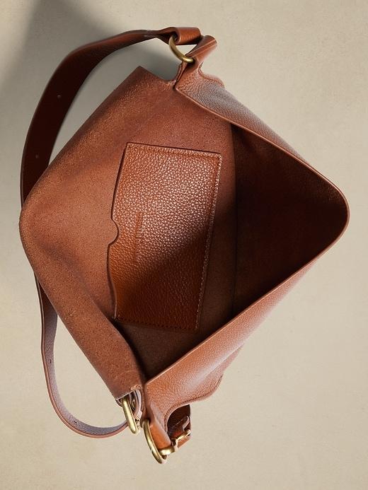 Leather Crossbody Belt Bag Product Image