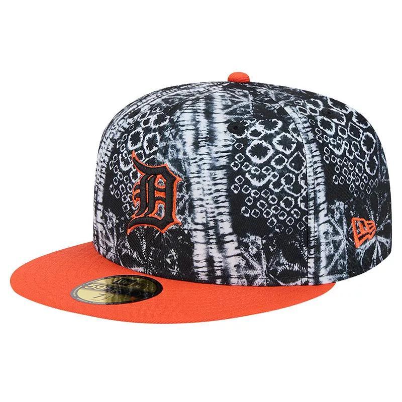 New Era Mens Black Detroit Tigers Sands 59FIFTY Fitted Hat Product Image