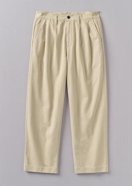 Bill Cotton Wide Leg Pants | Stone Product Image