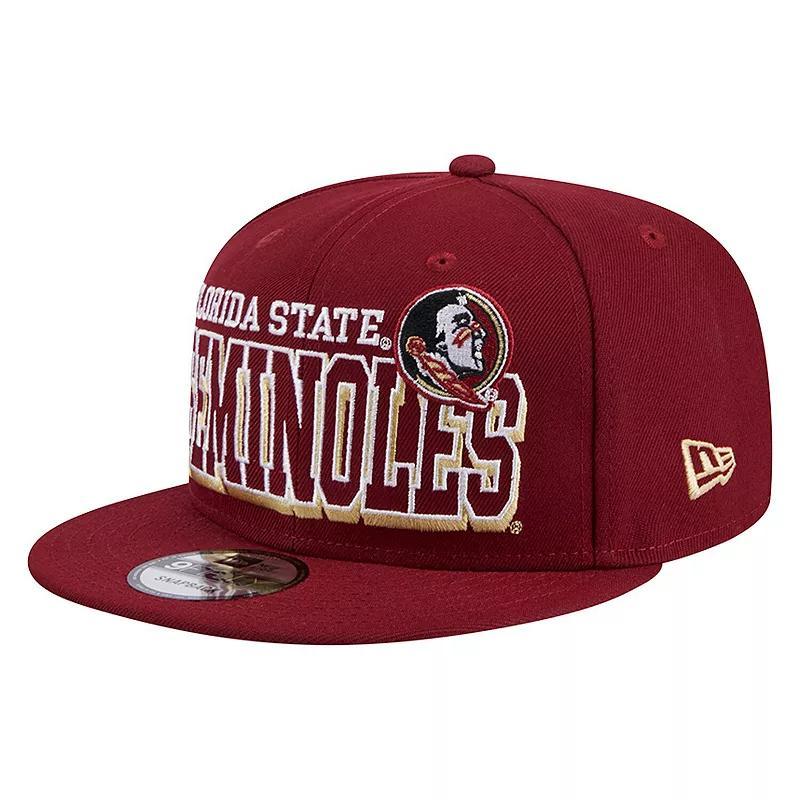 New Era Mens Garnet Florida State Seminoles Game Day 9fifty Snapback Hat Product Image