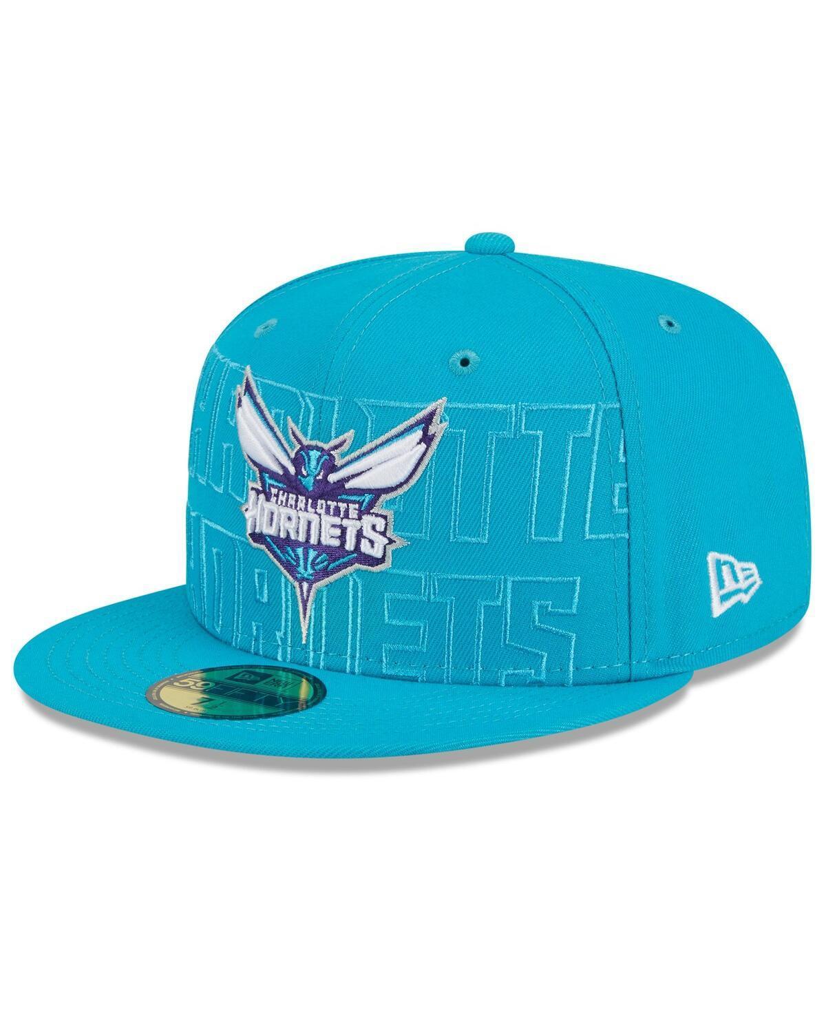 Mens New Era Teal Charlotte Hornets 2023 NBA Draft 59FIFTY Fitted Hat Product Image