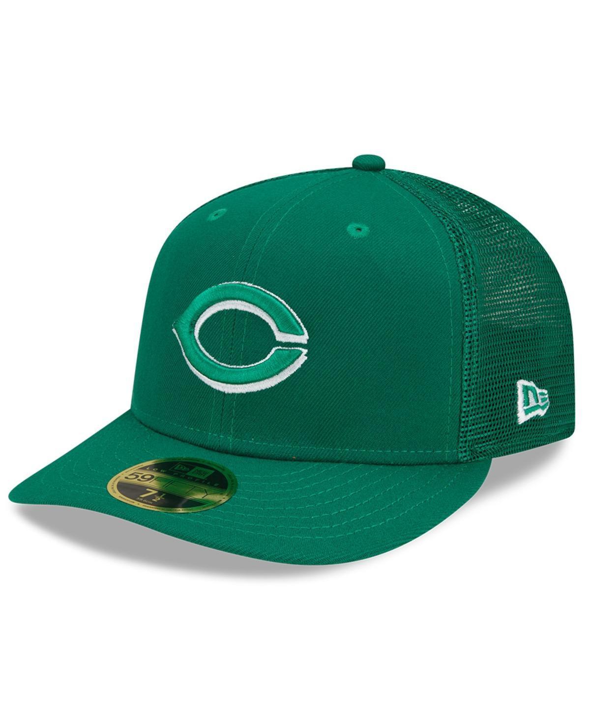 Mens New Era Green Cincinnati Reds 2022 St. Patricks Day On-Field Low Profile 59FIFTY Fitted Hat Product Image