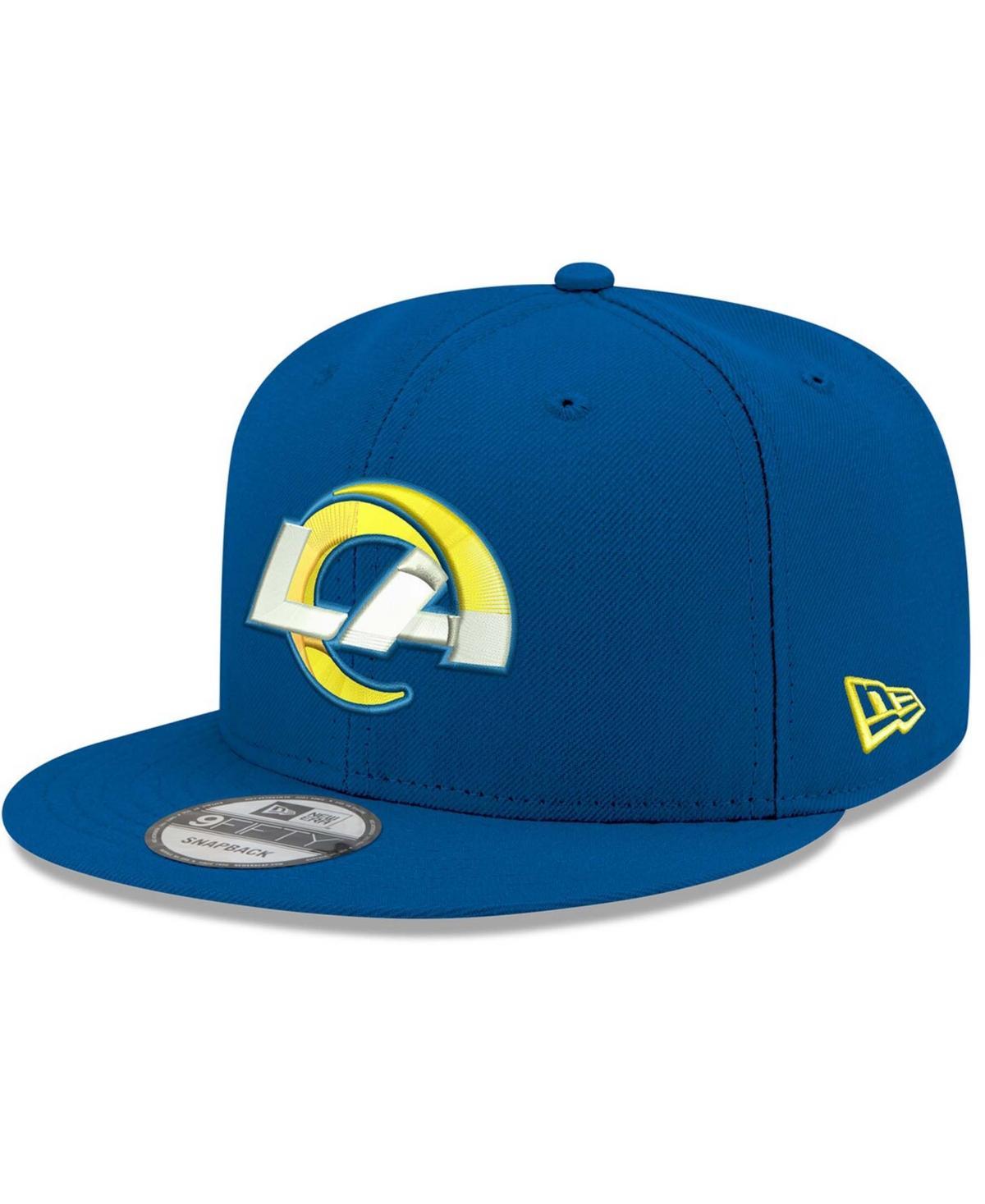 Mens New Era Royal Los Angeles Rams Basic 9FIFTY Snapback Adjustable Hat Product Image