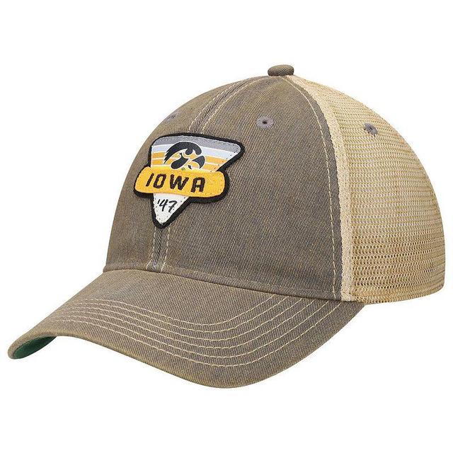 Mens Gray Iowa Hawkeyes Legacy Point Old Favorite Trucker Snapback Hat Product Image