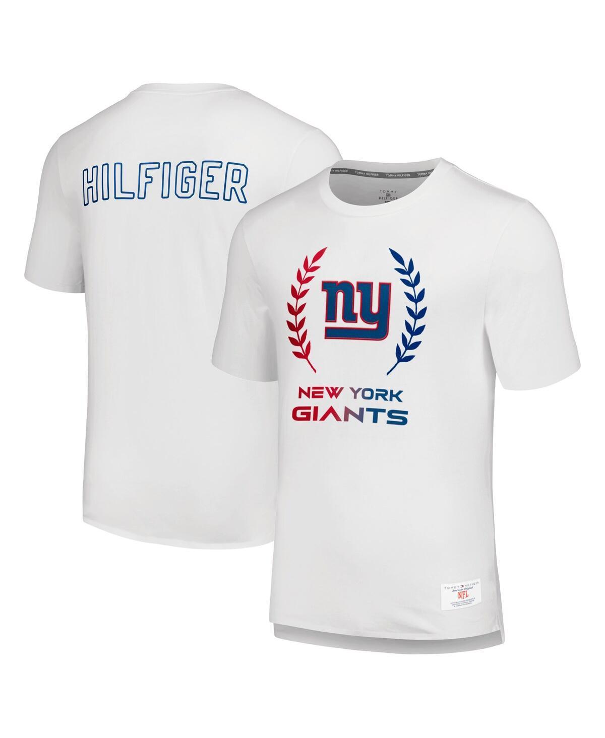 Tommy Hilfiger Mens White New York Giants Miles T-Shirt Product Image