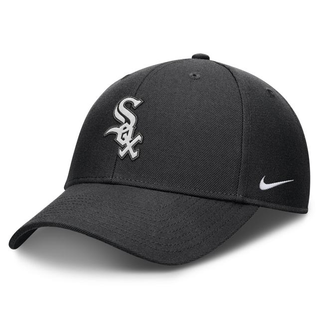 Mens Nike Black Chicago White Sox Evergreen Club Performance Adjustable Hat Product Image