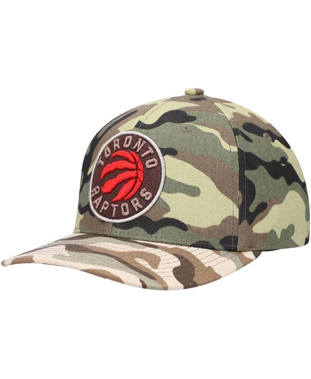 Mens Mitchell & Ness Camo Toronto Raptors Woodland Desert Snapback Hat Product Image