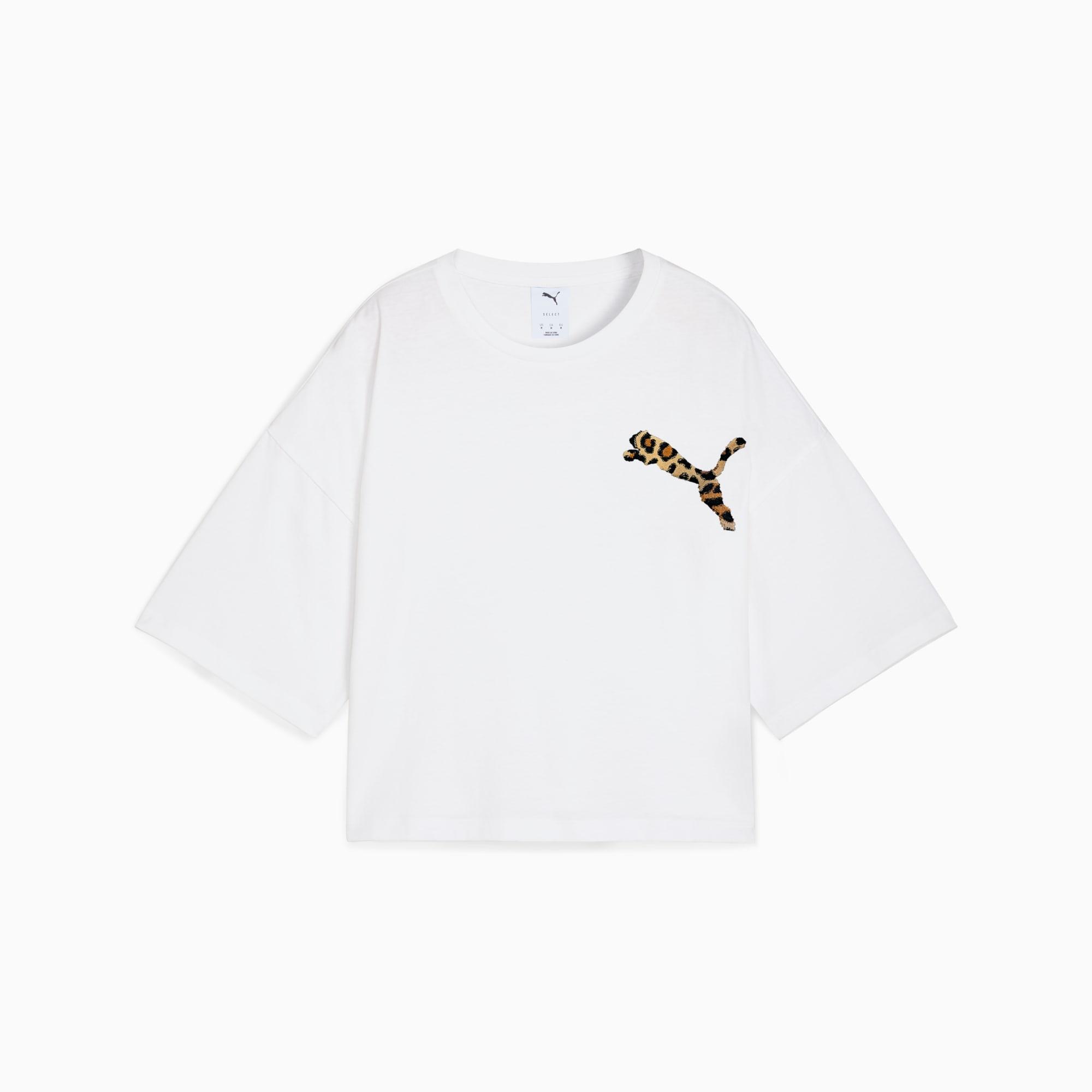 LEO LUXE Women's Oversized Short Tee Product Image