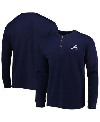 Mens Dunbrooke Atlanta Braves Maverick Long Sleeve T-Shirt Blue Product Image