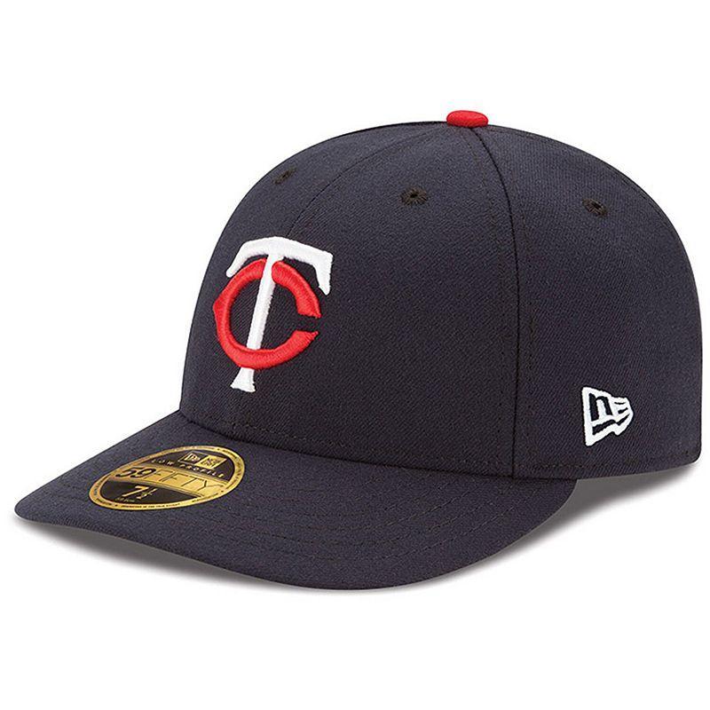 Mens New Era Navy Minnesota Twins Authentic Collection On Field Low Profile Home 59FIFTY Fitted Hat Product Image