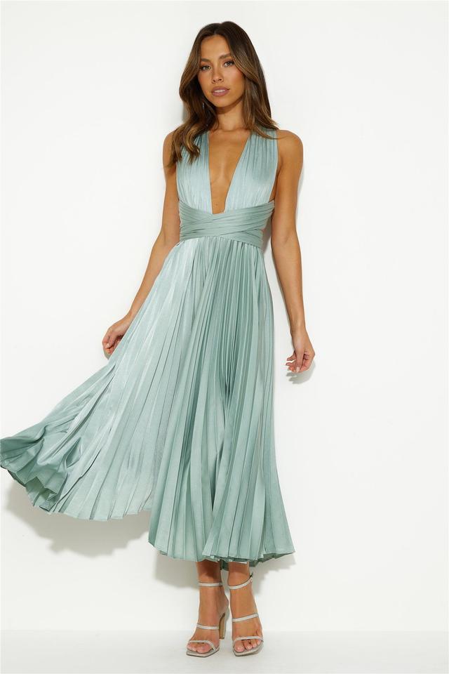 Prime Asset Midi Dress Sage Product Image