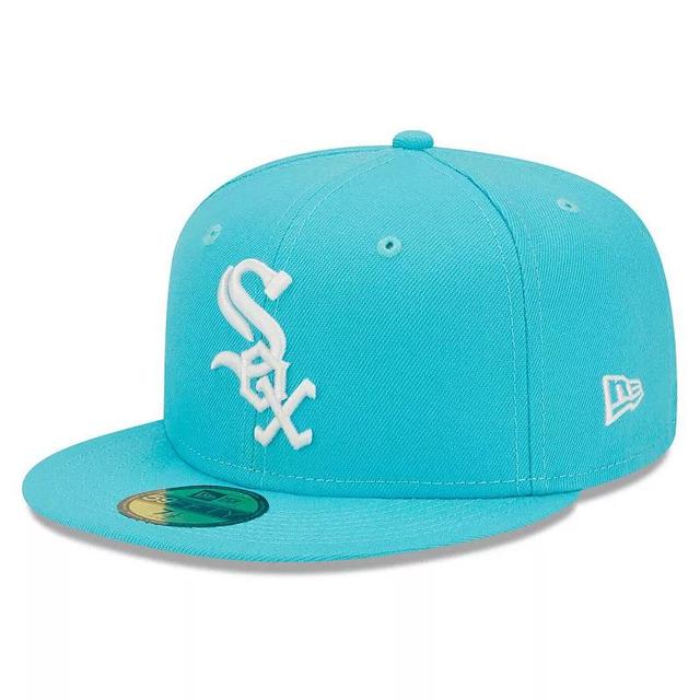 Mens New Era Chicago White Sox Vice Highlighter Logo 59FIFTY Fitted Hat Product Image